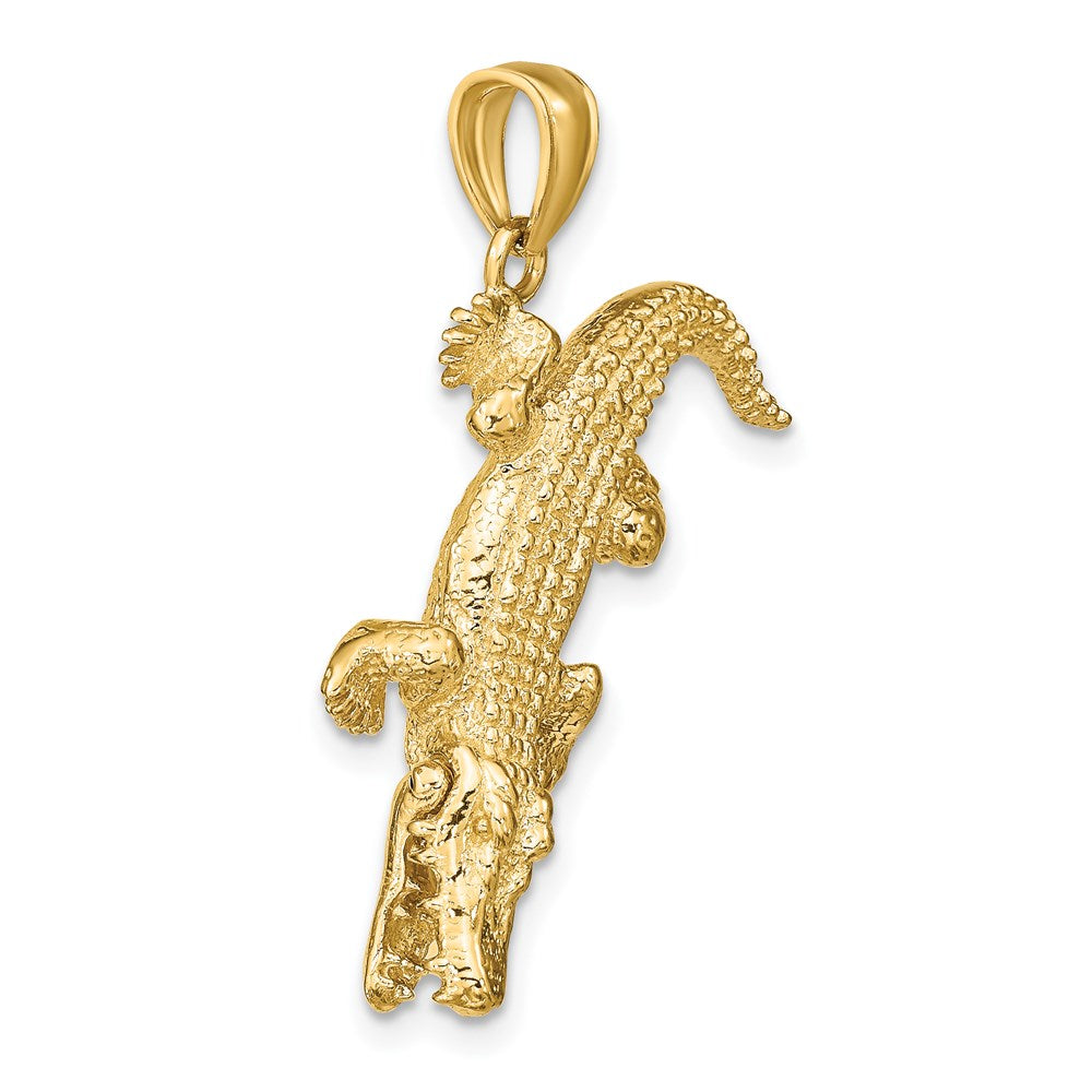 3-D Alligator with Moveable Mouth Charm - WBC