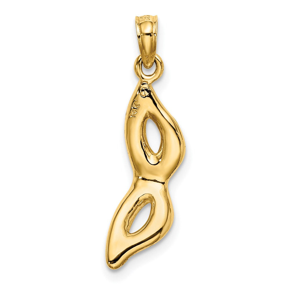 3-D Beveled Masquerade Mask Charm - WBC