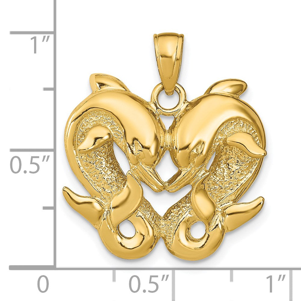 Twin Dolphins Pendant - WBC