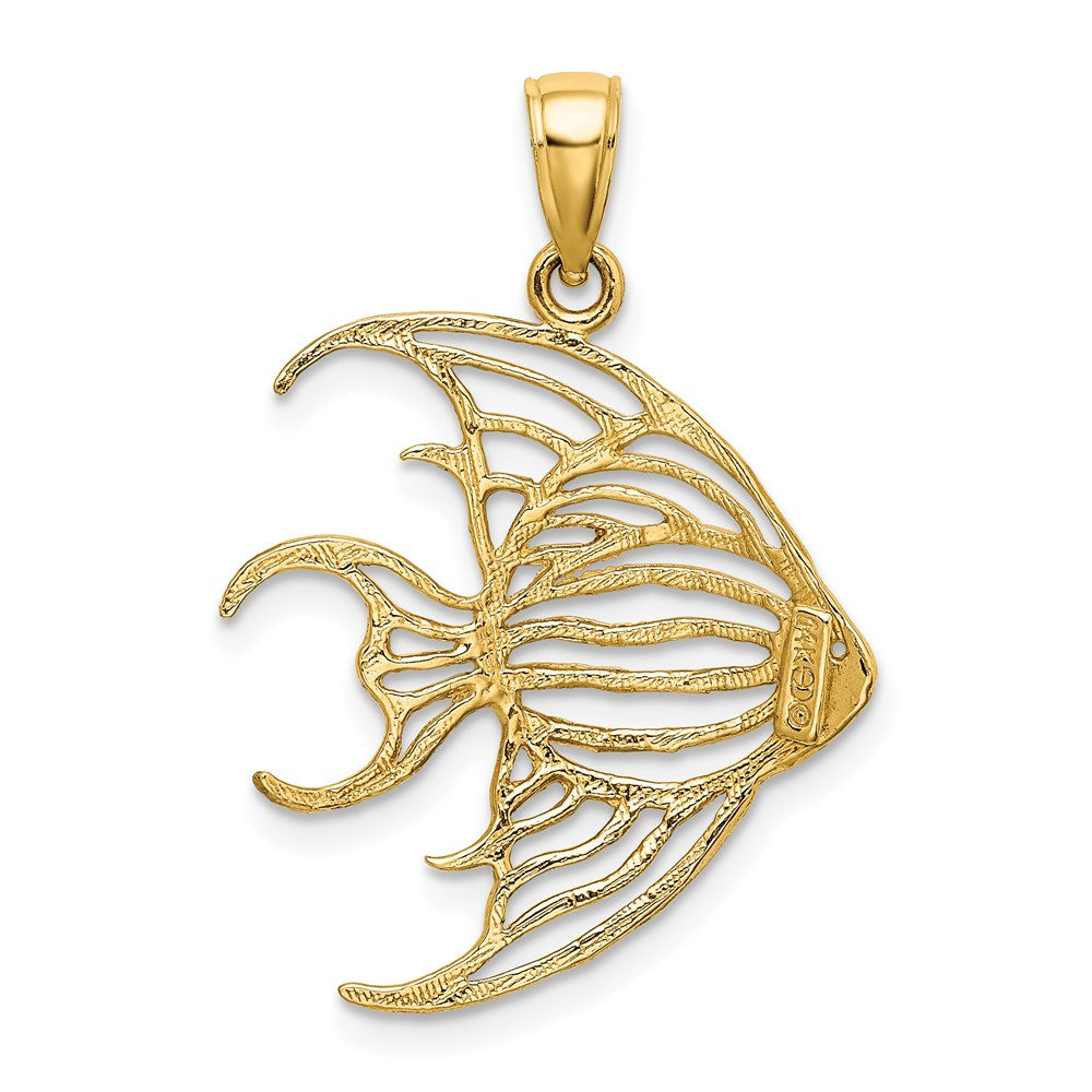 Cut-Out Angelfish Charm - WBC
