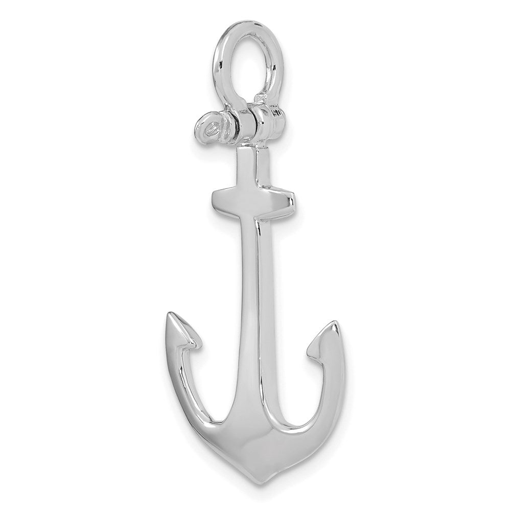 Polished 3-D Anchor Charm - WBC