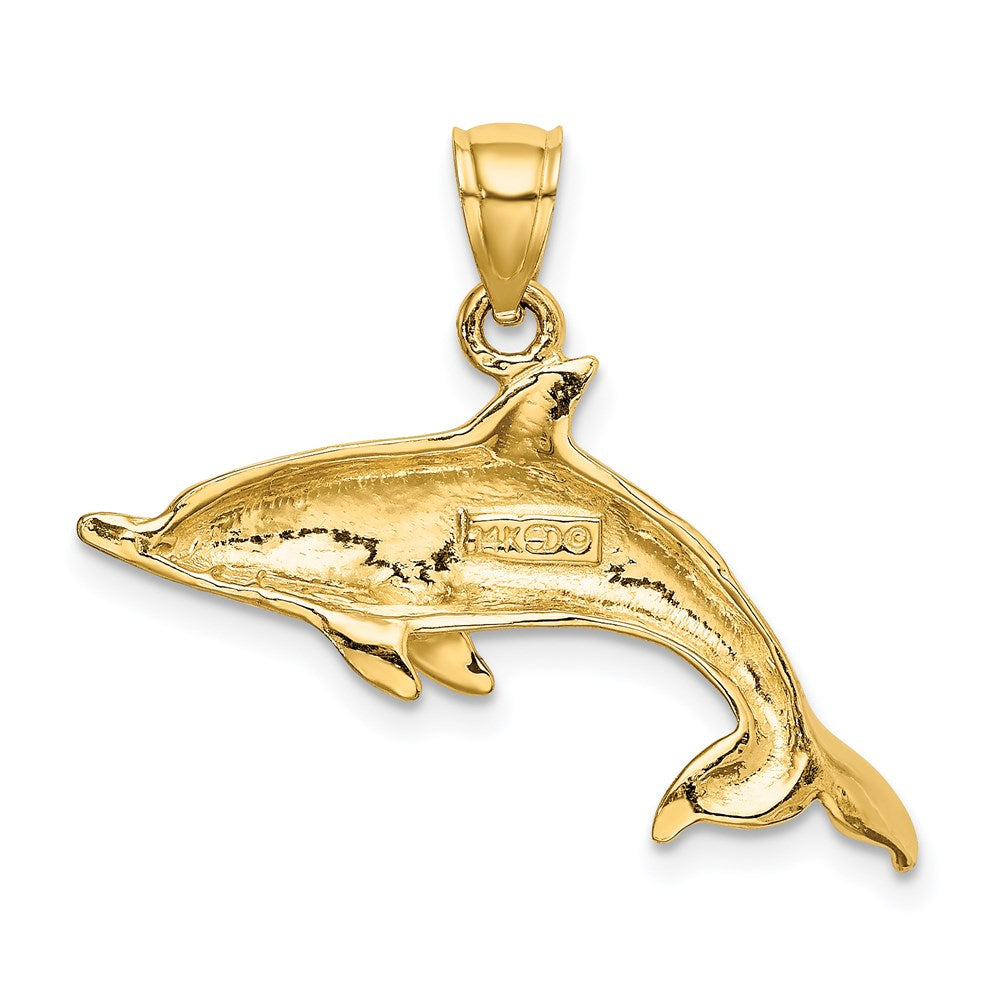 Polished Swimming Dolphin Charm - WBC