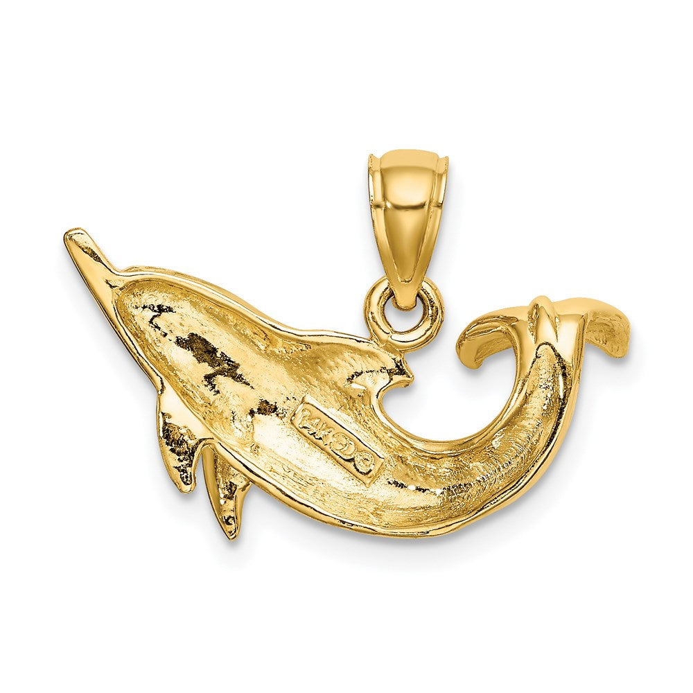 Polished Dolphin Charm - WBC