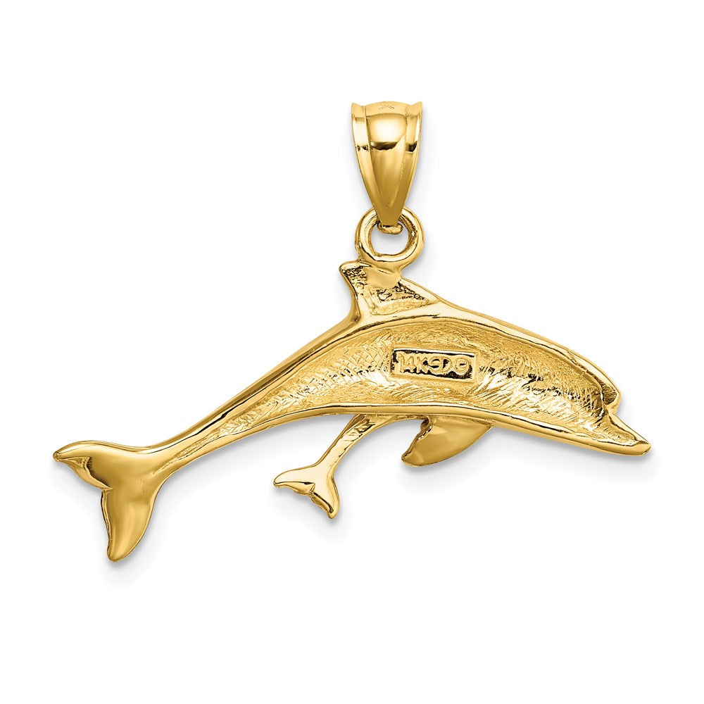 Polished Dolphin and Baby Charm - WBC