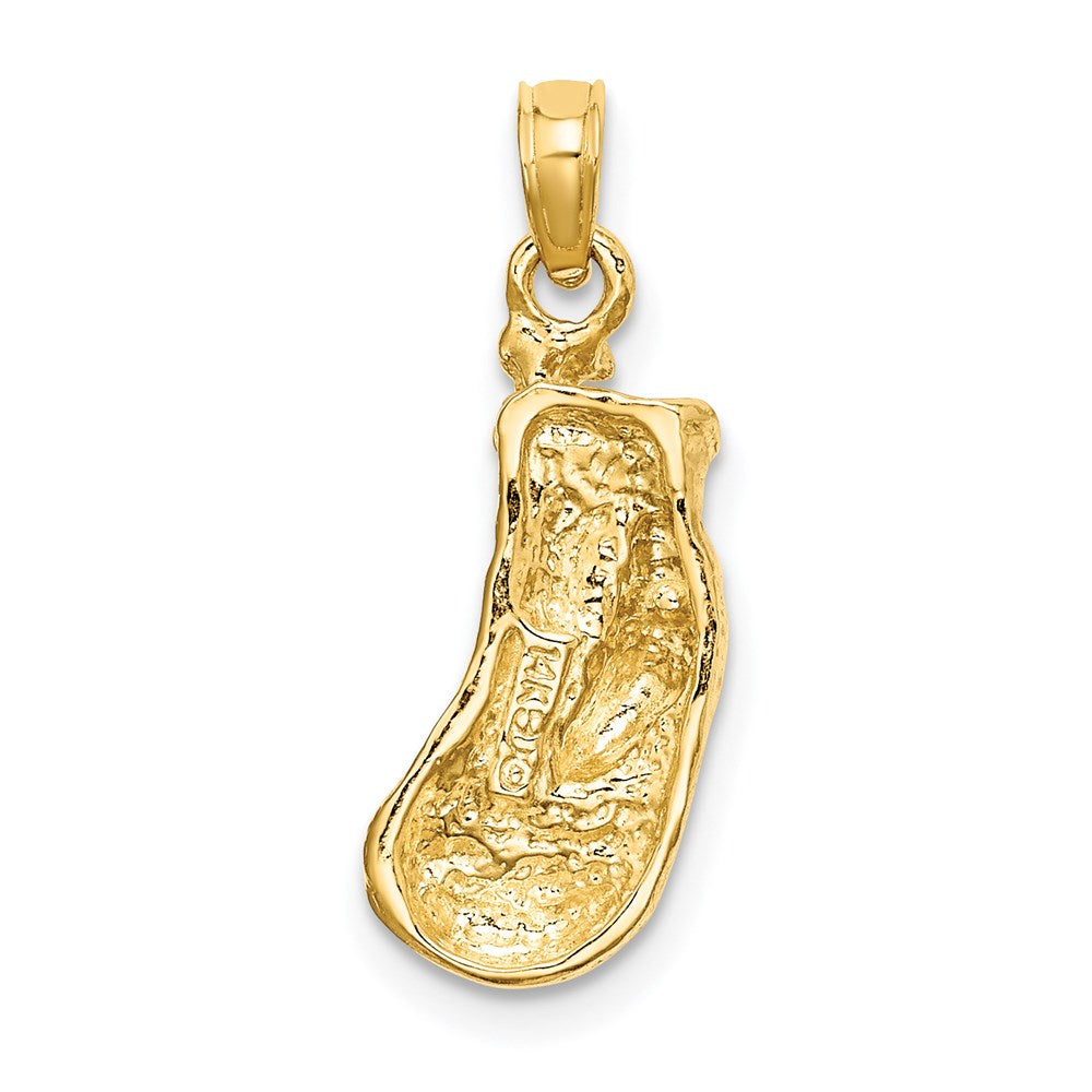 Polished Single Boxing Glove Pendant - WBC
