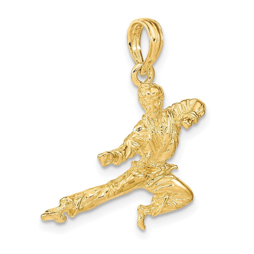 3-D Karate Man Pendant - WBC