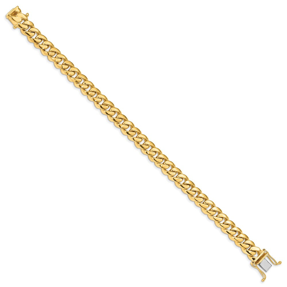 Hand Polished Miami Cuban Link with Box Catch Clasp Bracelet - WBC