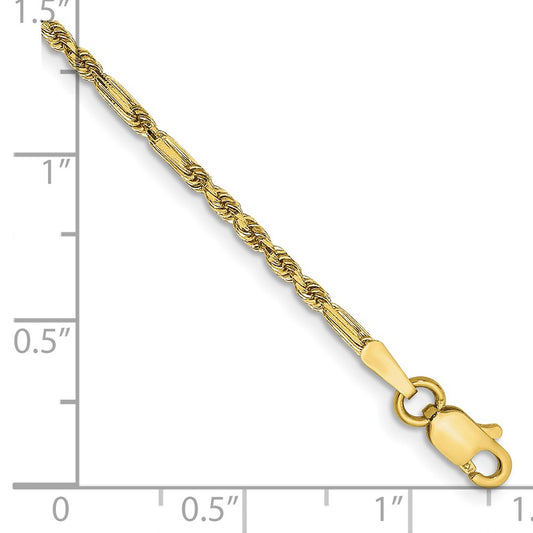 Diamond-cut Milano Rope with Lobster Clasp Chain - WBC