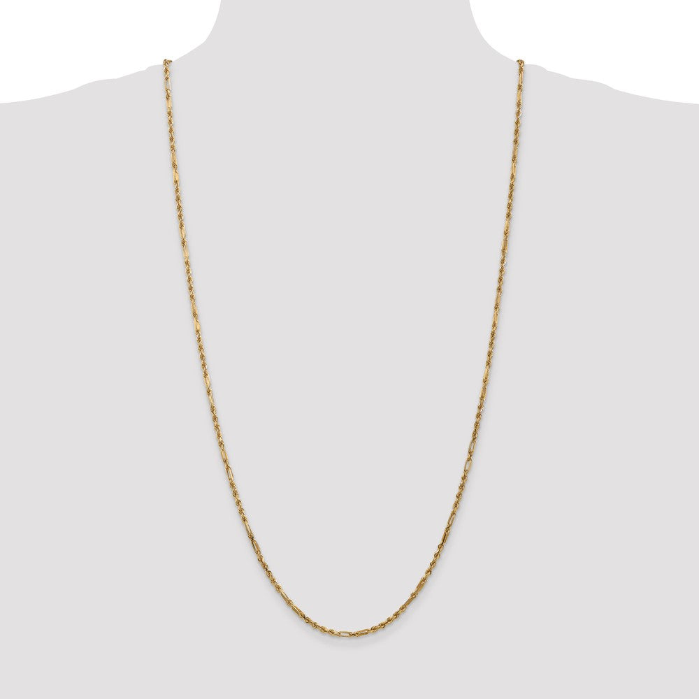 Diamond-cut Milano Rope with Lobster Clasp Chain - WBC