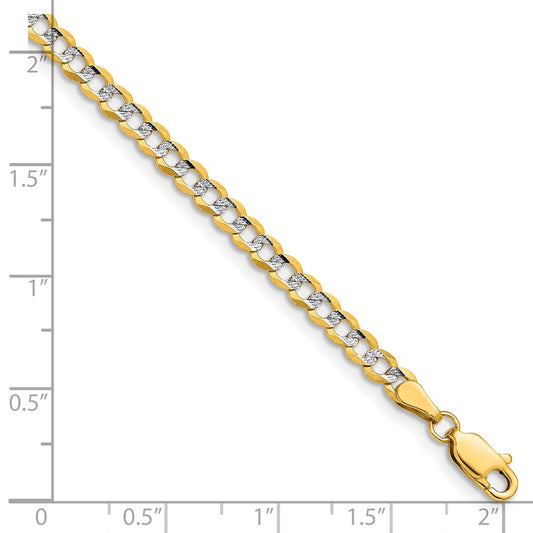 Lightweight PavÇ Flat Cuban Chain - WBC