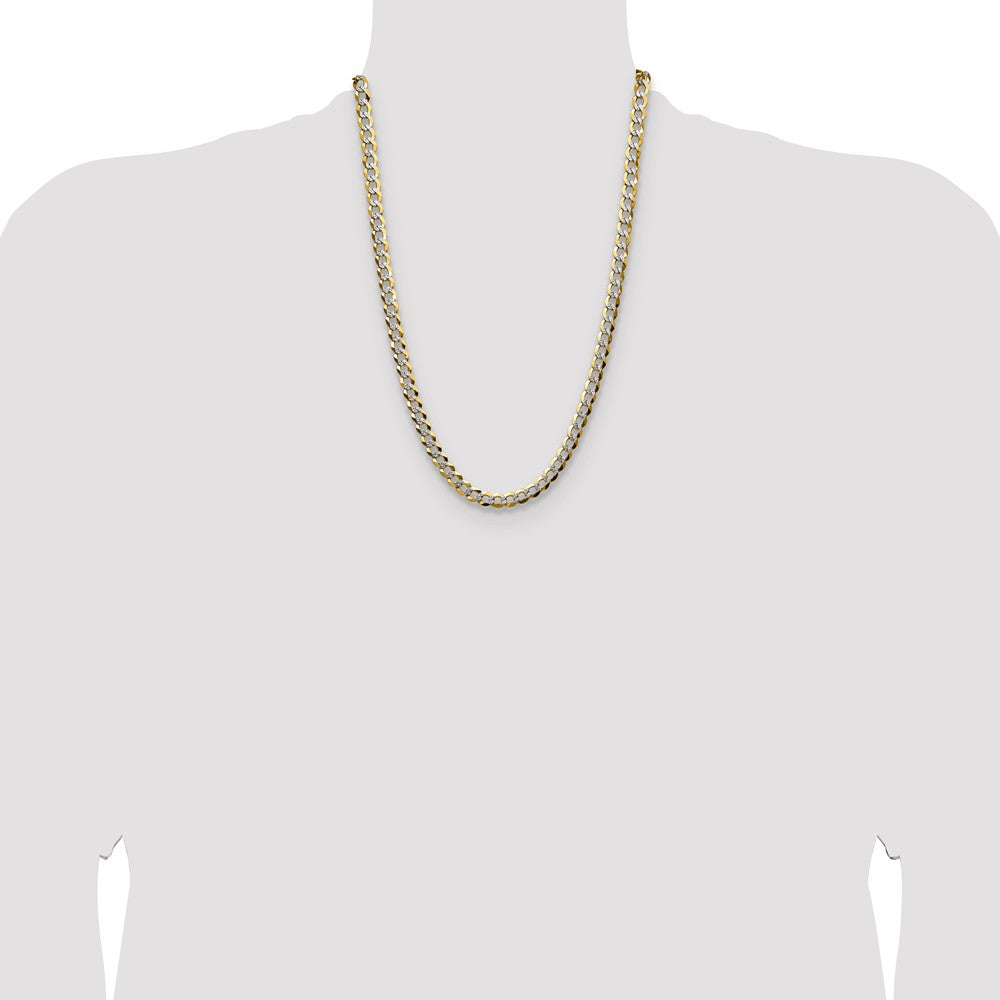 Lightweight PavÇ Flat Cuban Chain - WBC