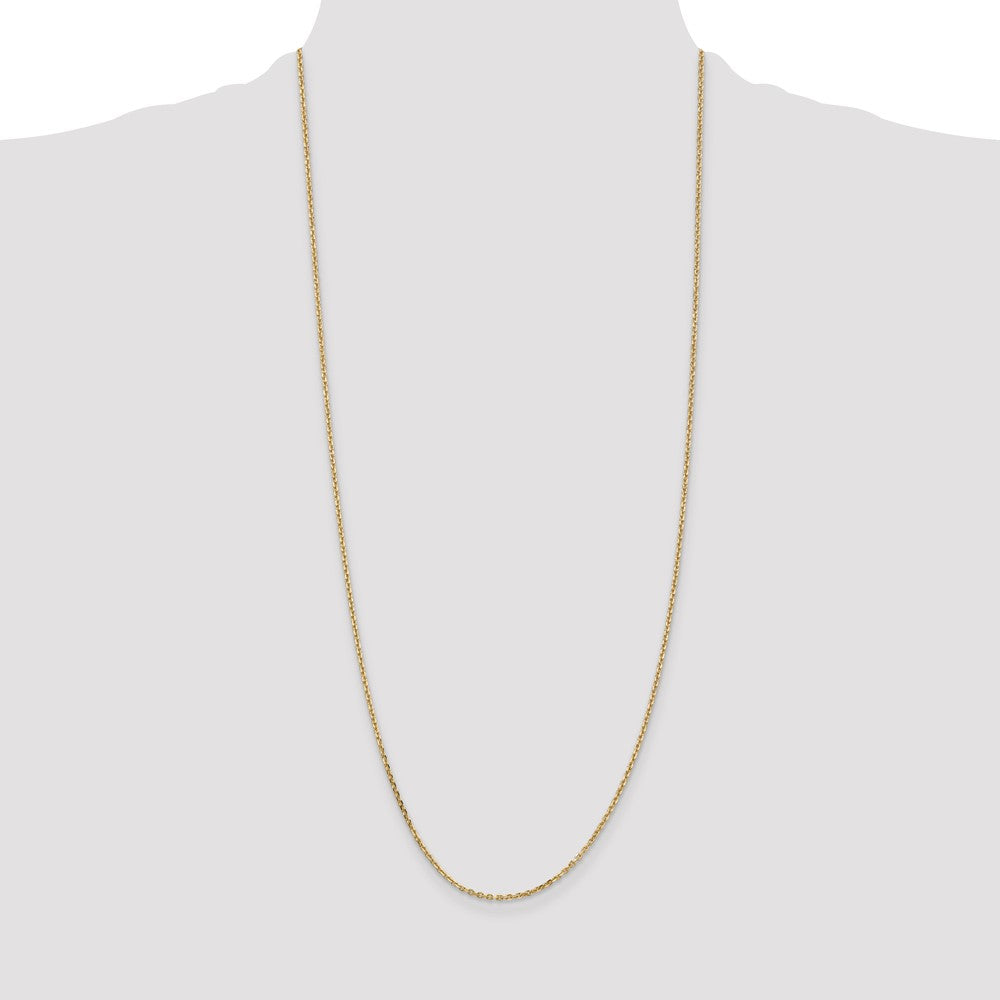 Solid Diamond-cut Cable with Lobster Clasp Chain - WBC