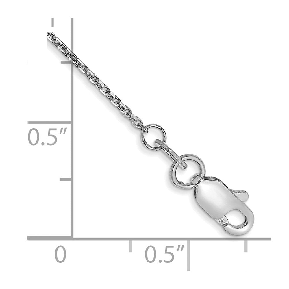 . Diamond-cut Cable with Lobster Clasp Anklet - WBC