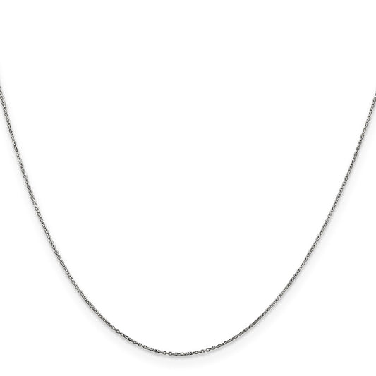 . Diamond-cut Round Open Link Cable with Spring Ring Clasp Chain - WBC