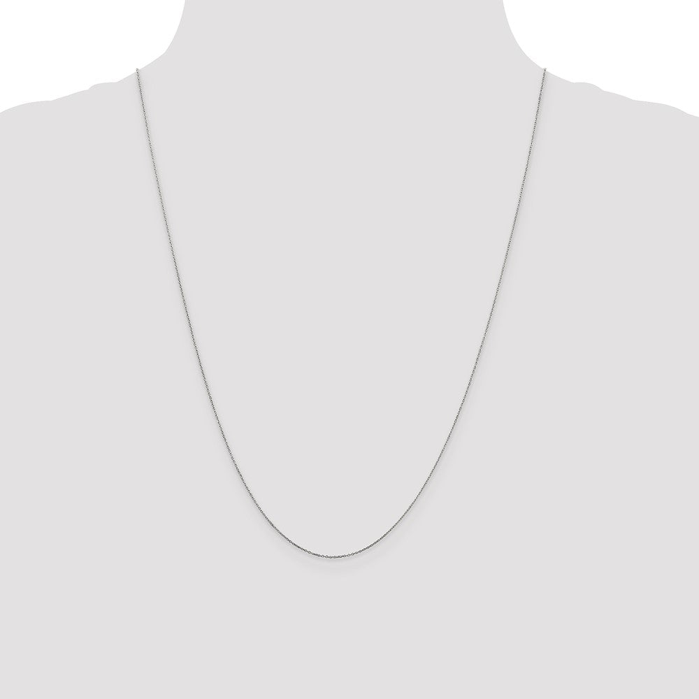. Diamond-cut Round Open Link Cable with Spring Ring Clasp Chain - WBC