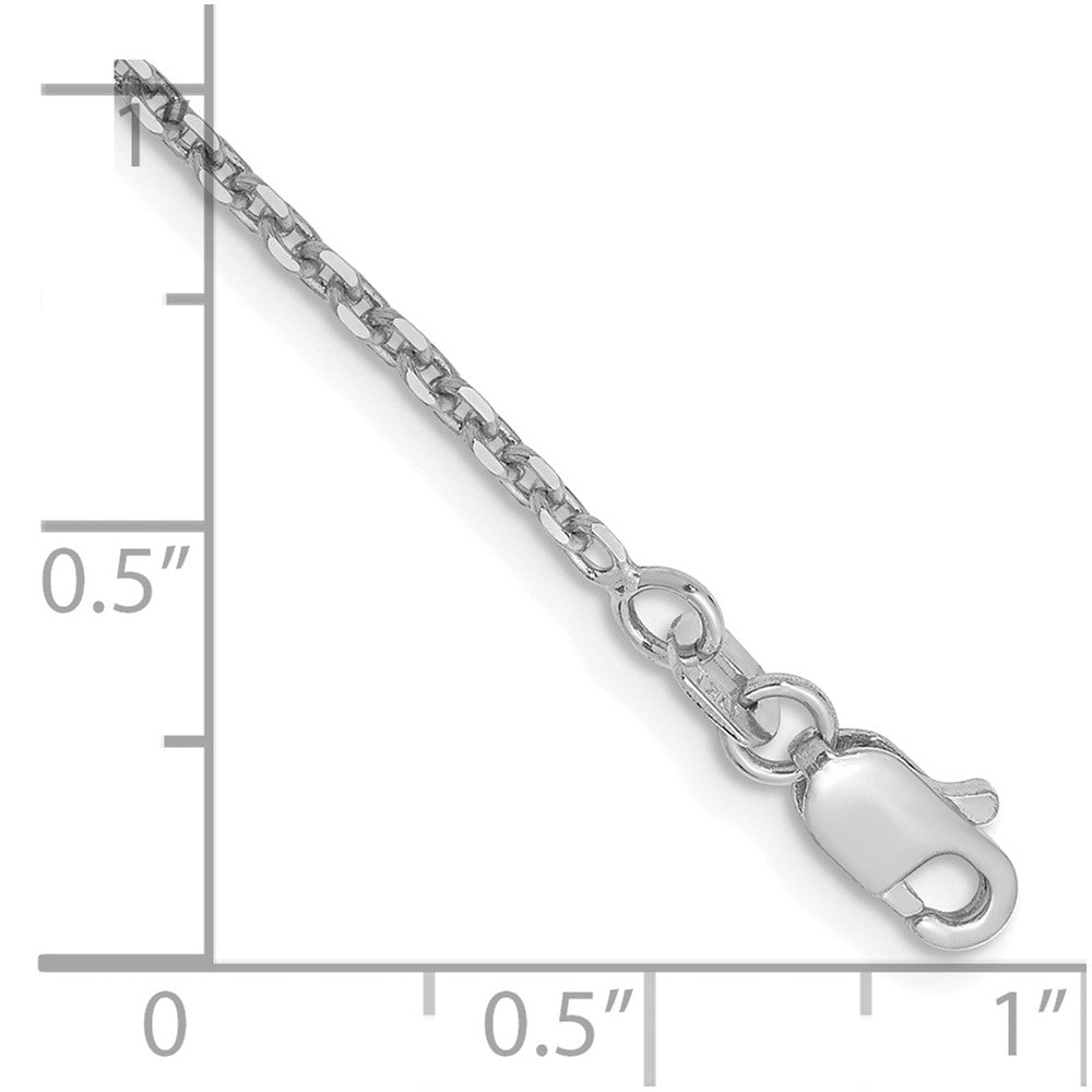Diamond-cut Cable with Lobster Clasp Anklet - WBC