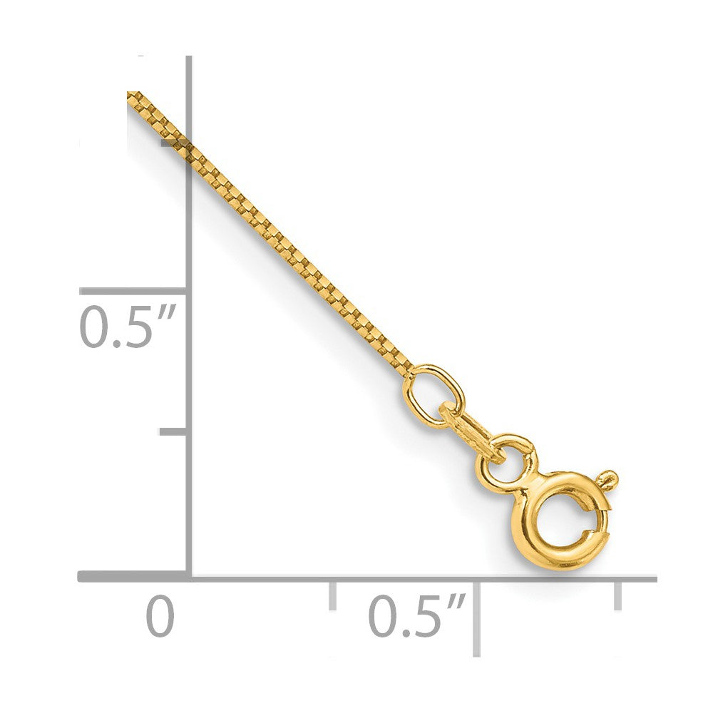 . Box with Spring Ring Clasp Anklet - WBC