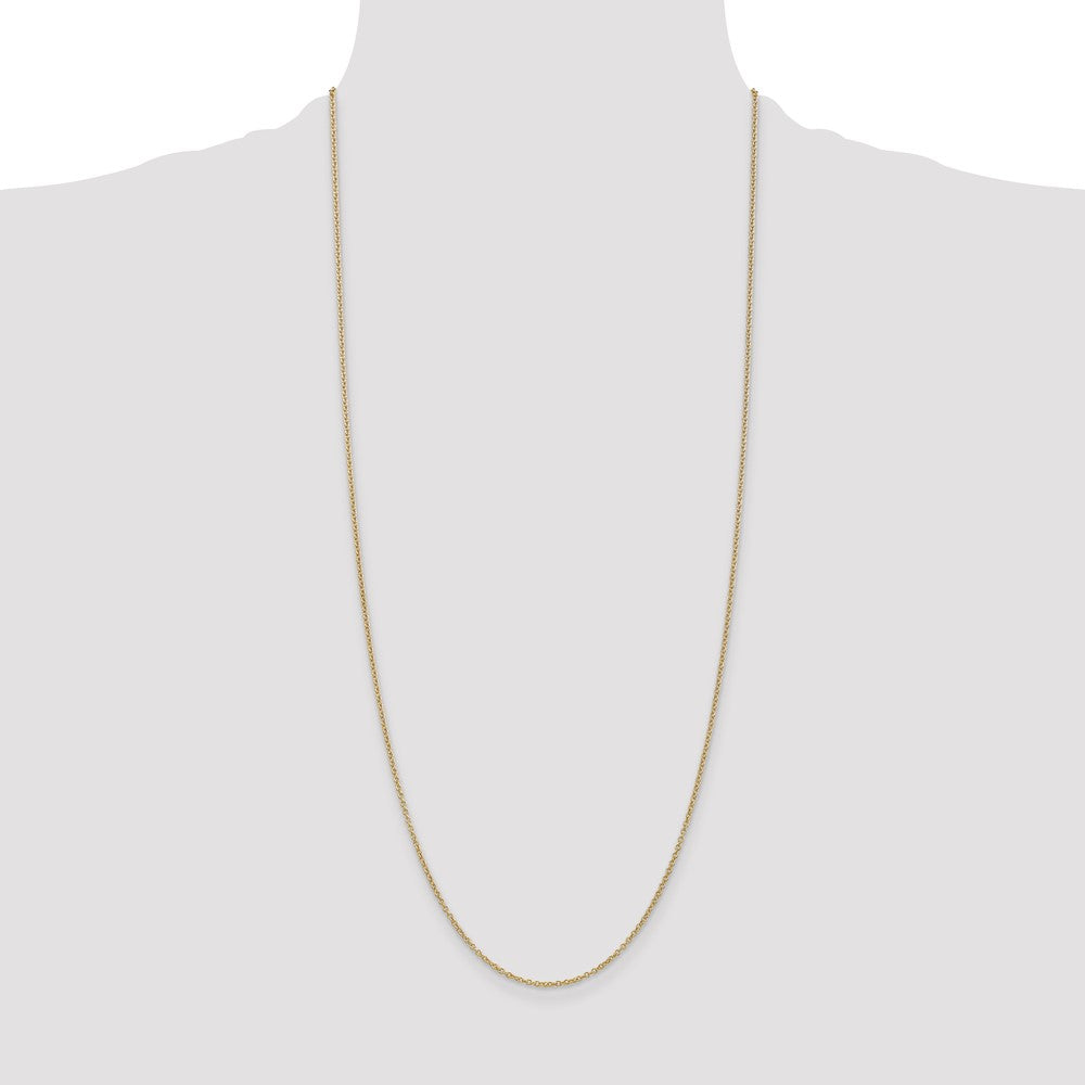 Round Open Wide Link Cable with Lobster Clasp Chain - WBC