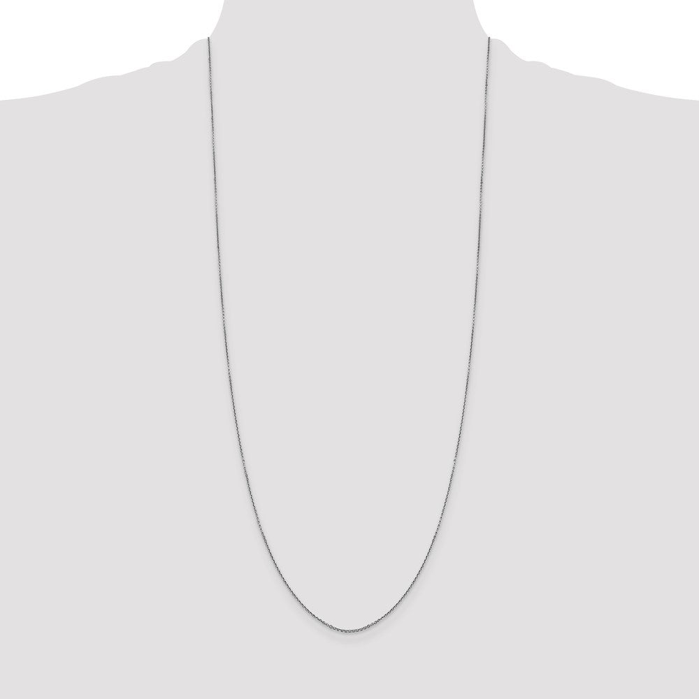 . Diamond-cut Round Open Link Cable with Lobster Clasp Chain - WBC