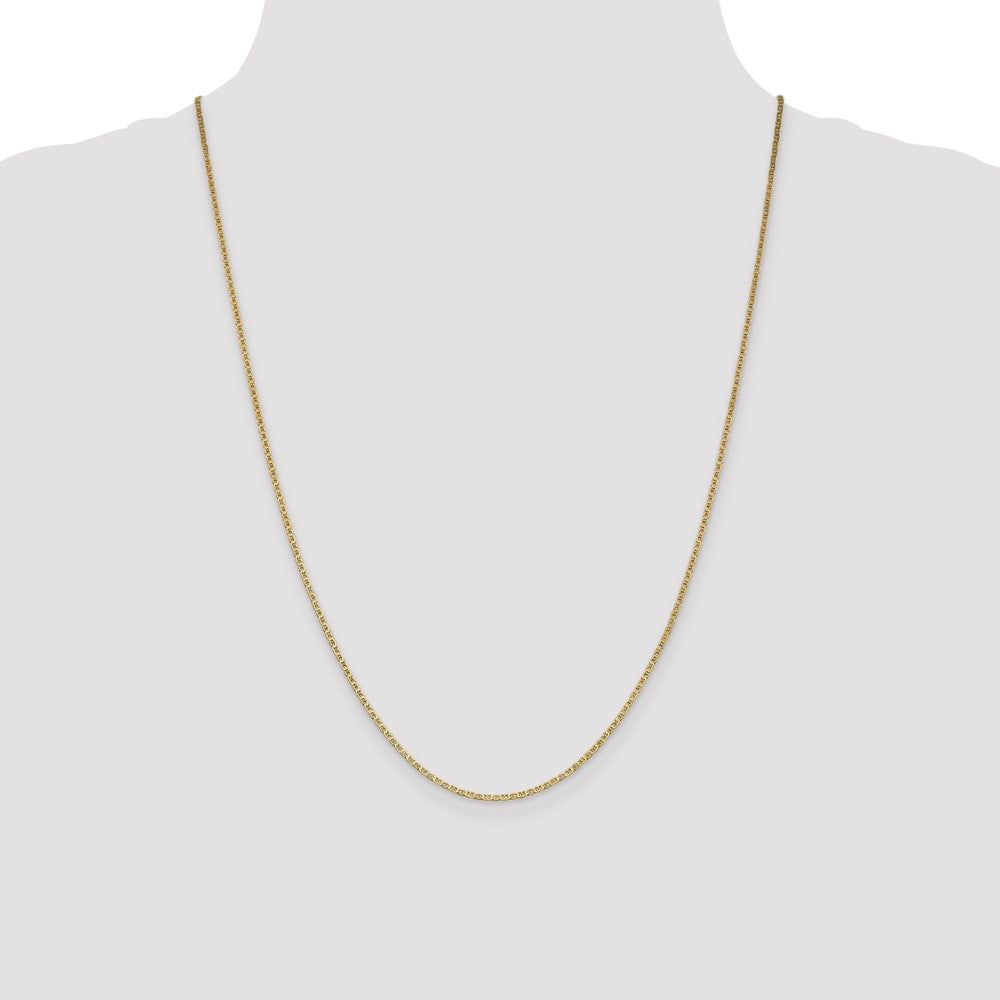 Lightweight Flat Anchor Link with Lobster Clasp Pendant Chain - WBC