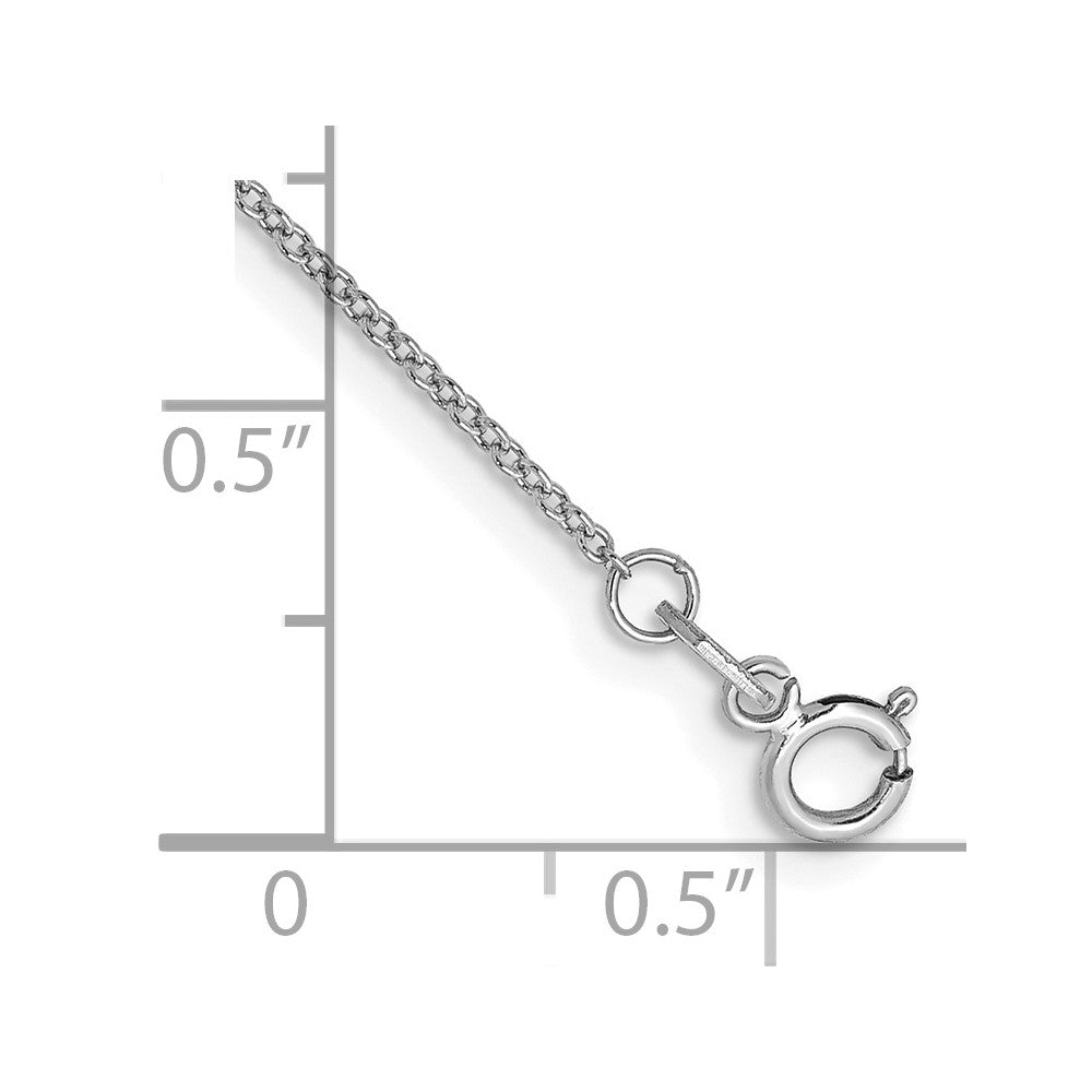 . Cable with Spring Ring Clasp Anklet - WBC