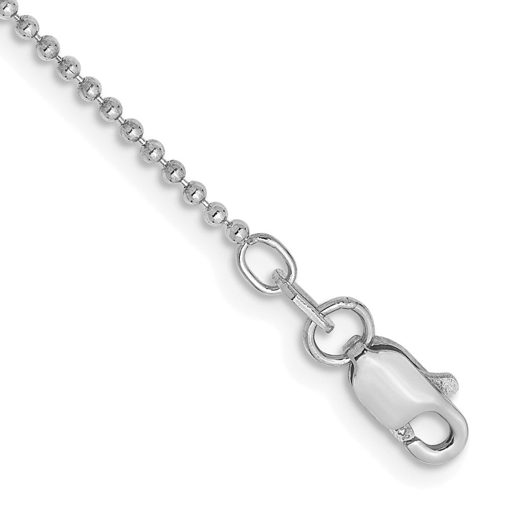 Diamond-cut Beaded with Lobter Clasp Anklet - WBC