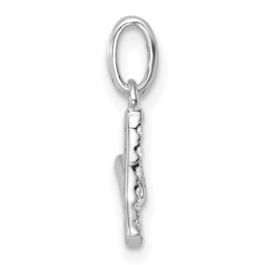 Twisted .05 ct. Diamond Initial Y Charm - WBC