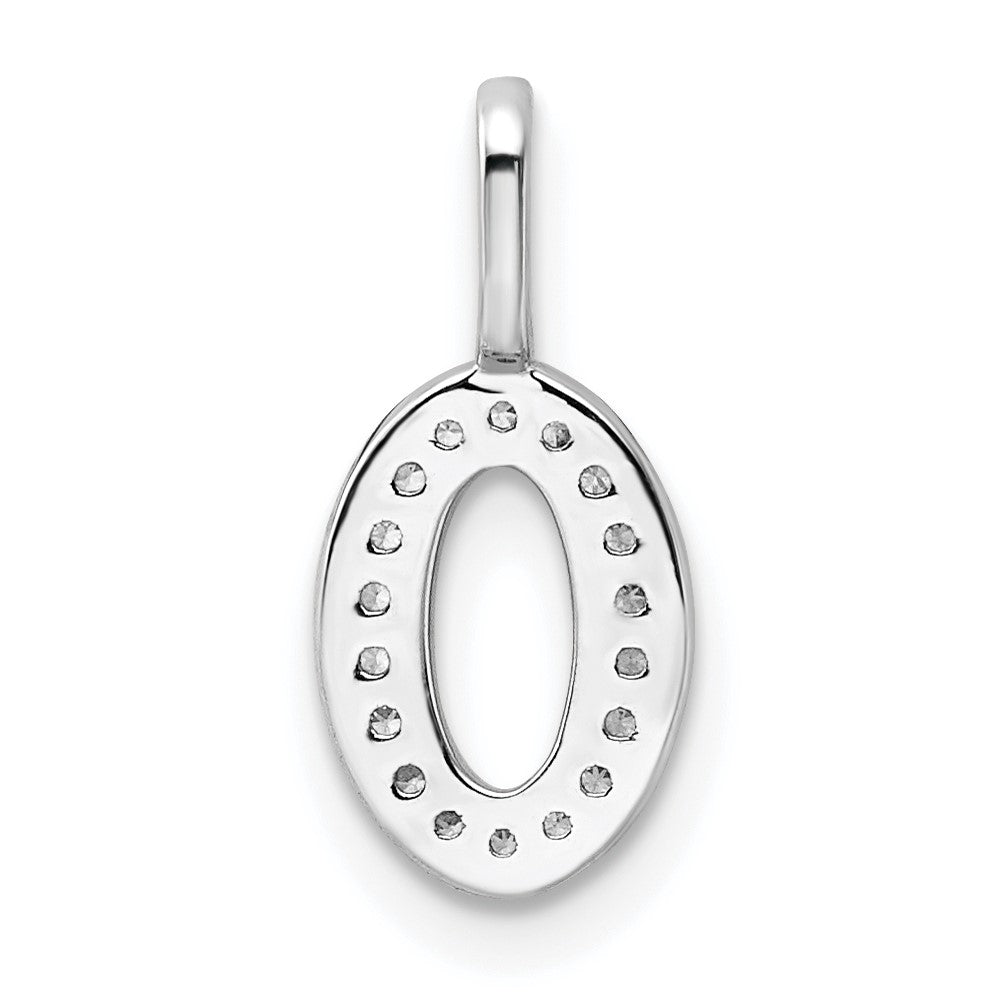 Diamond Number 0 Pendant - WBC
