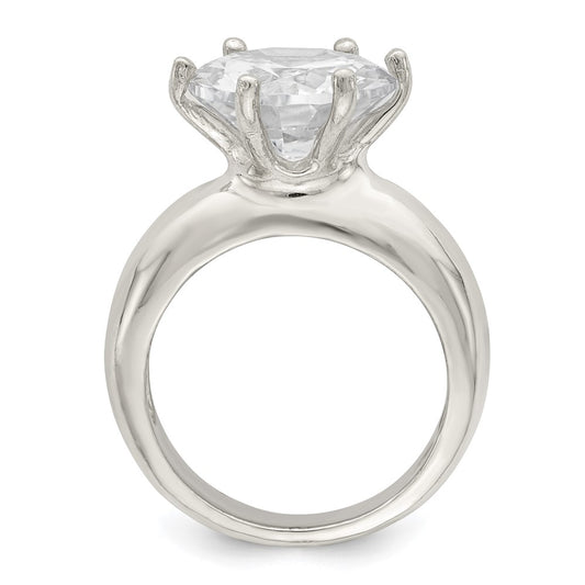 Solitaire Round CZ Ring - WBC