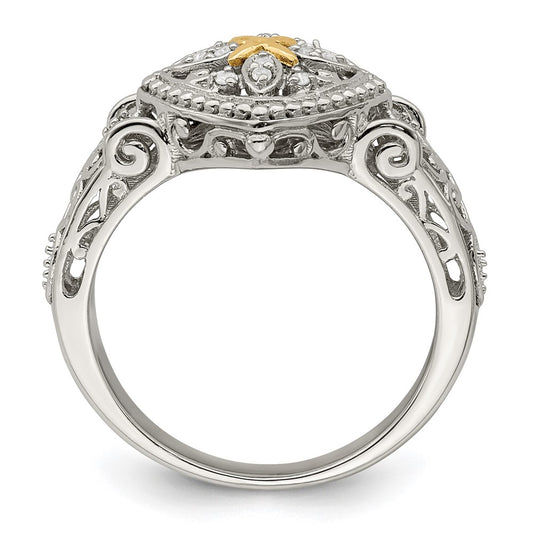 Shey Couture Rhodium-plated with Accent Diamond Ring - WBC