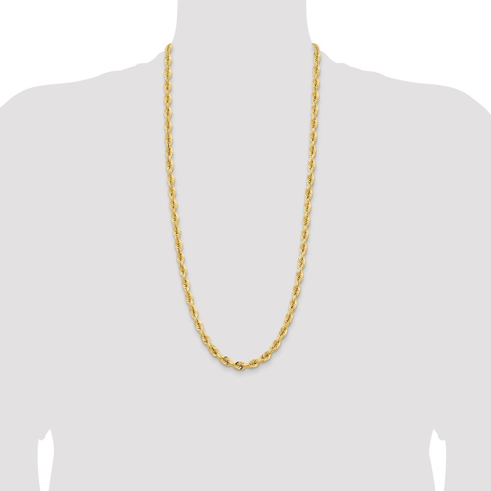 Diamond-cut Quadruple Rope Fancy Lobster Clasp Chain - WBC