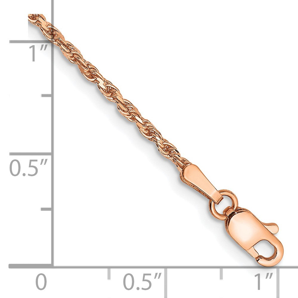 Diamond-cut Man Made Rope with Lobster Clasp Anklet - WBC