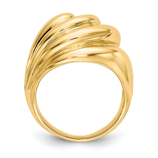 Polished Swirl Dome Ring - WBC