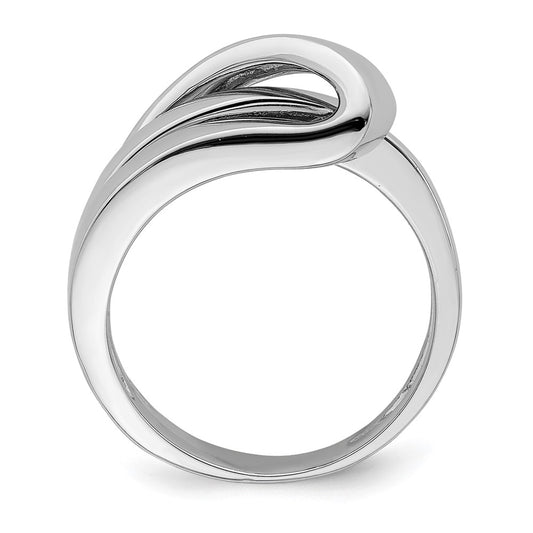 Polished with Folded Design Ring - WBC