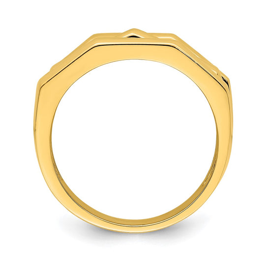 Polished Three Ridged Dome Ring - WBC