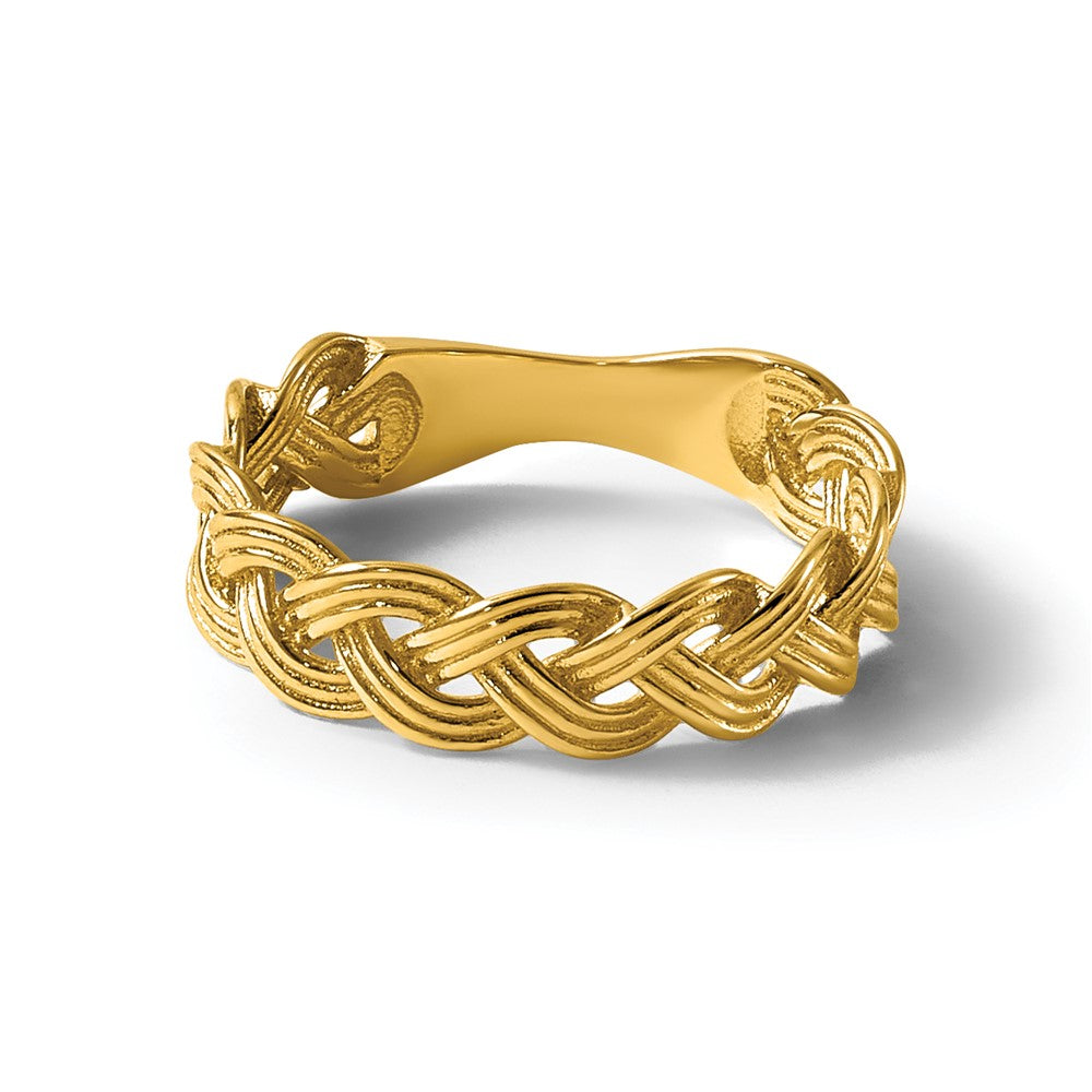 Polished Fancy Braided Ring - WBC
