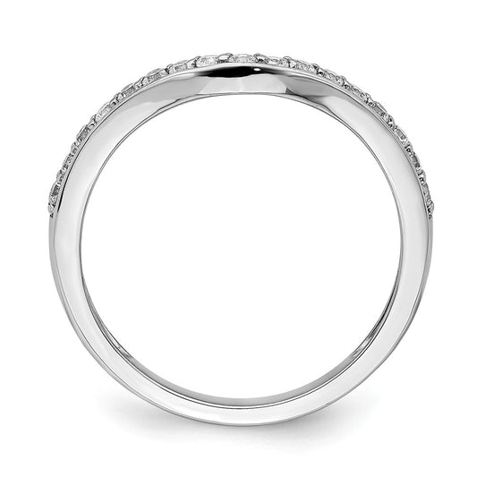 1/3 carat Diamond Curved Ring Guard - WBC