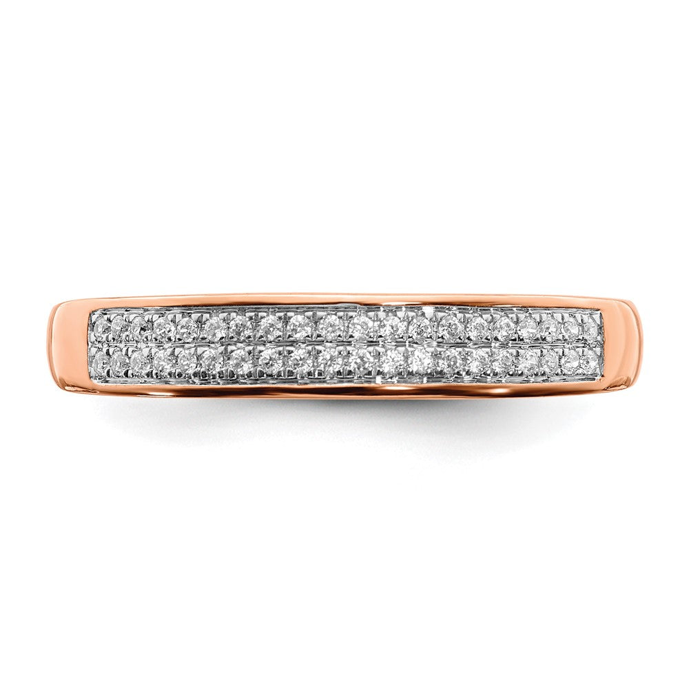 2-row 1/8 carat Diamond Band - WBC