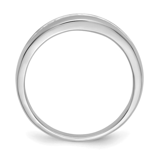IB Goodman 1/3 carat Diamond 7-stone Mens Channel Ring - WBC