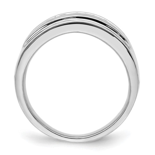 IB Goodman 1/4 carat Diamond 5-stone Mens Channel Ring - WBC