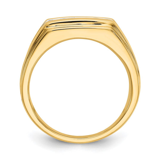 IB Goodman 1/4 carat Diamond 6-stone Mens Ring - WBC