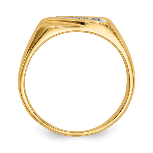 IB Goodman 1/8 carat Diamond Mens Ring - WBC