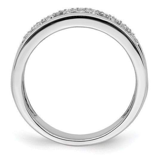 Polished 1/5 carat Diamond Fancy Band - WBC