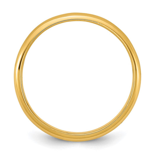 Madi K Children's 14K Gold Polished Half Round Band Baby / Ring, 2mm