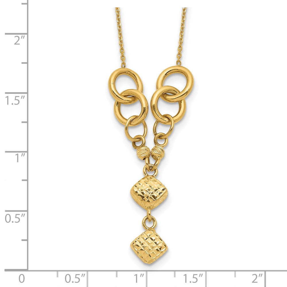 Polished & D/C w/2 in ext Necklace - WBC