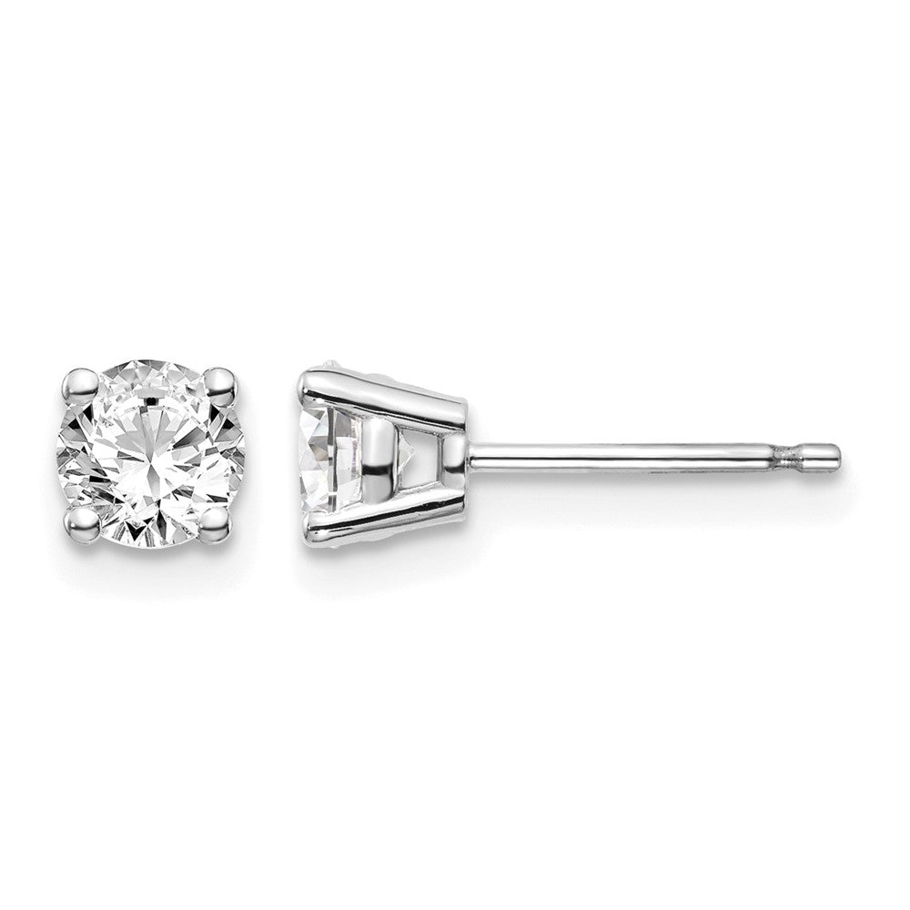 75ct I1 J-K Diamond Stud Push-on Post Earrings - WBC