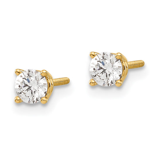 40ct VS2/SI1 G-I Diamond Stud Thread on/off Post Earrings - WBC
