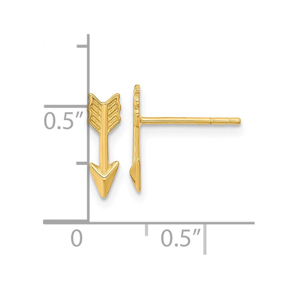Polished Arrow Post Earrings - WBC