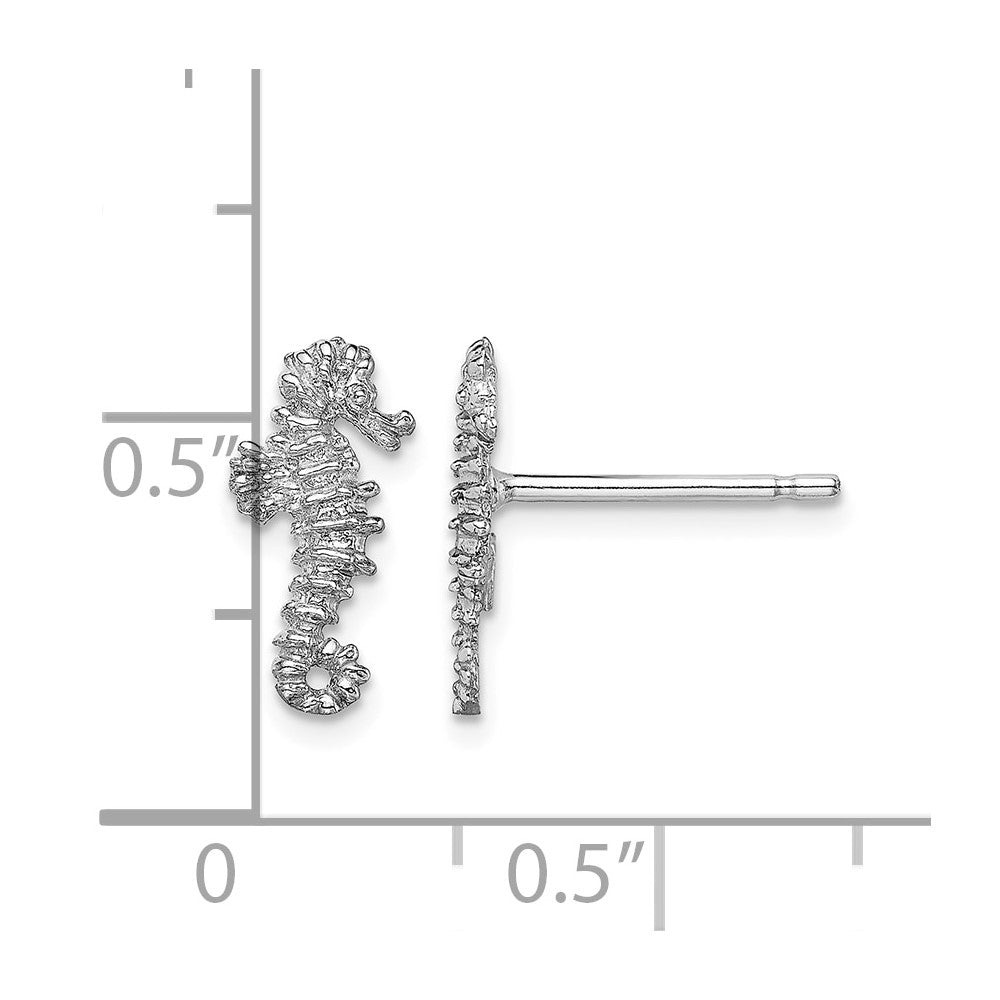 Mini Seahorse Post Earrings - WBC