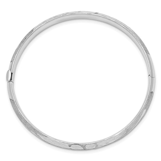 3/16 Florentine Hinged Baby Bangle - WBC